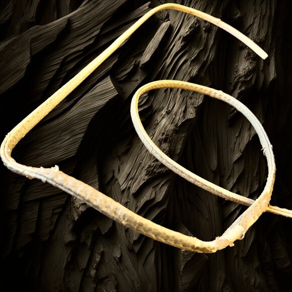 Elan Vintage Shoulder Handbag Hard Shell Faux Snakeskin DAMAGED - Picture 8 of 14